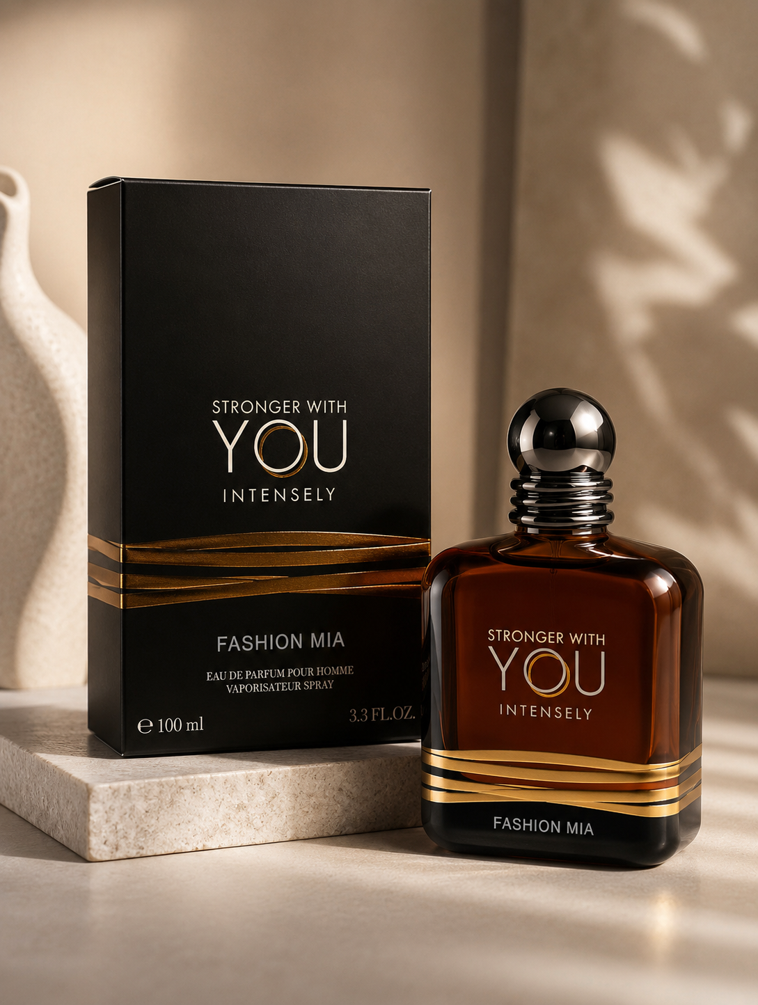 Intenses Eau de Parfum für Männer – Holzig & Amber Noten – 100ml