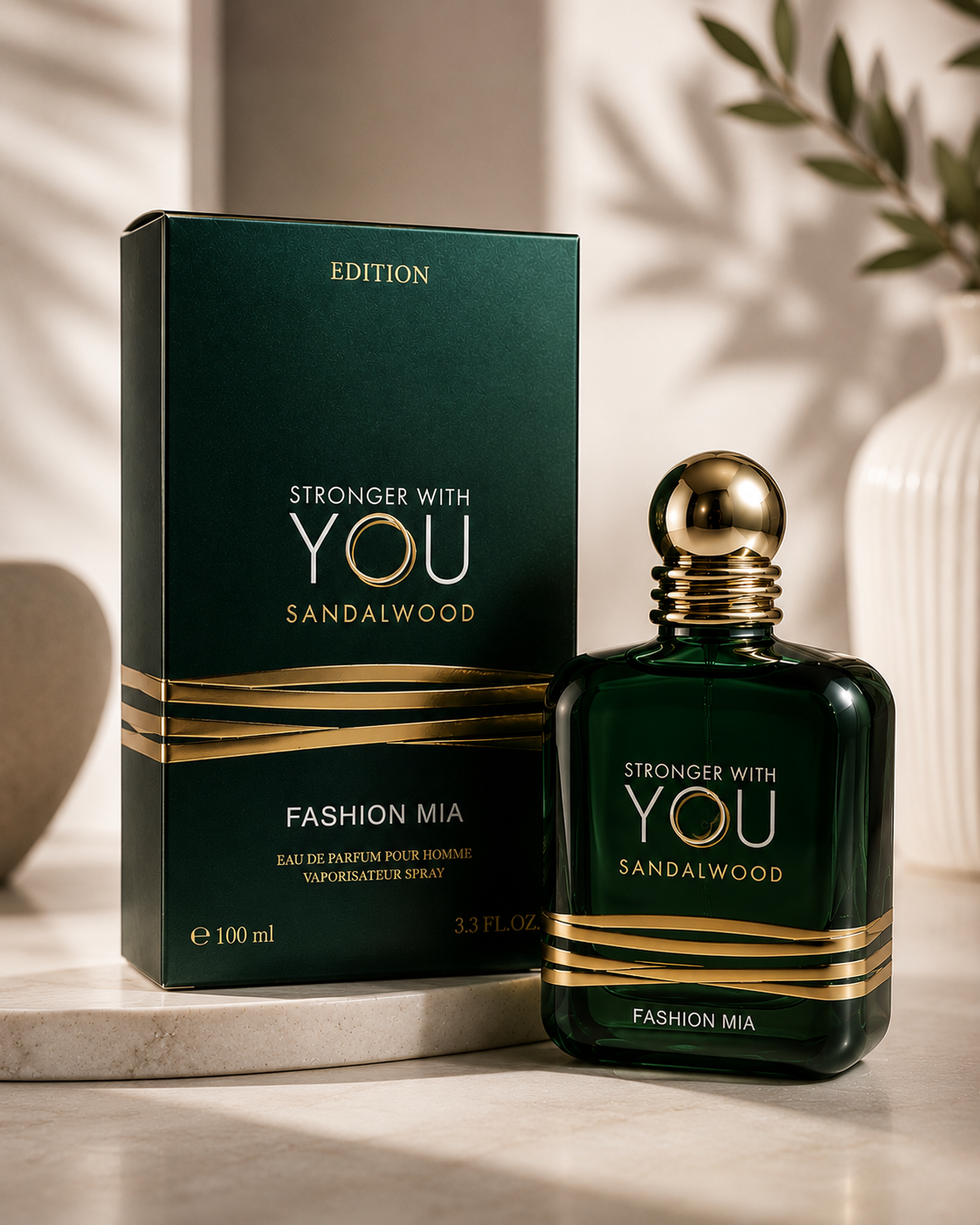 Intenses Eau de Parfum für Männer – Holzig & Amber Noten – 100ml