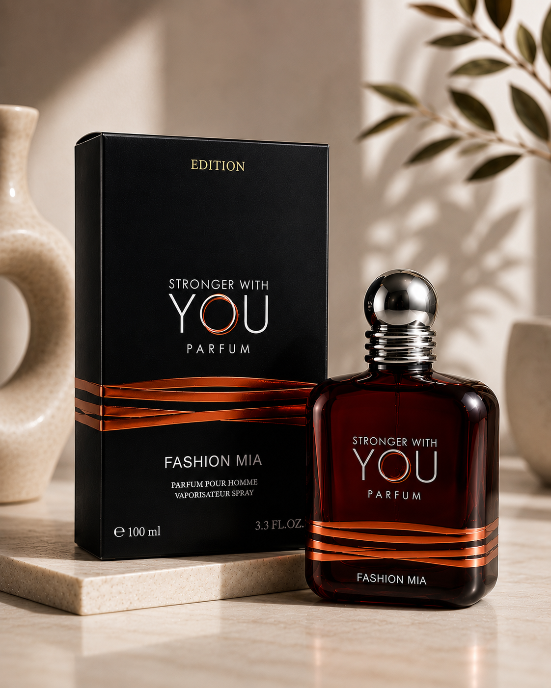 Intenses Eau de Parfum für Männer – Holzig & Amber Noten – 100ml